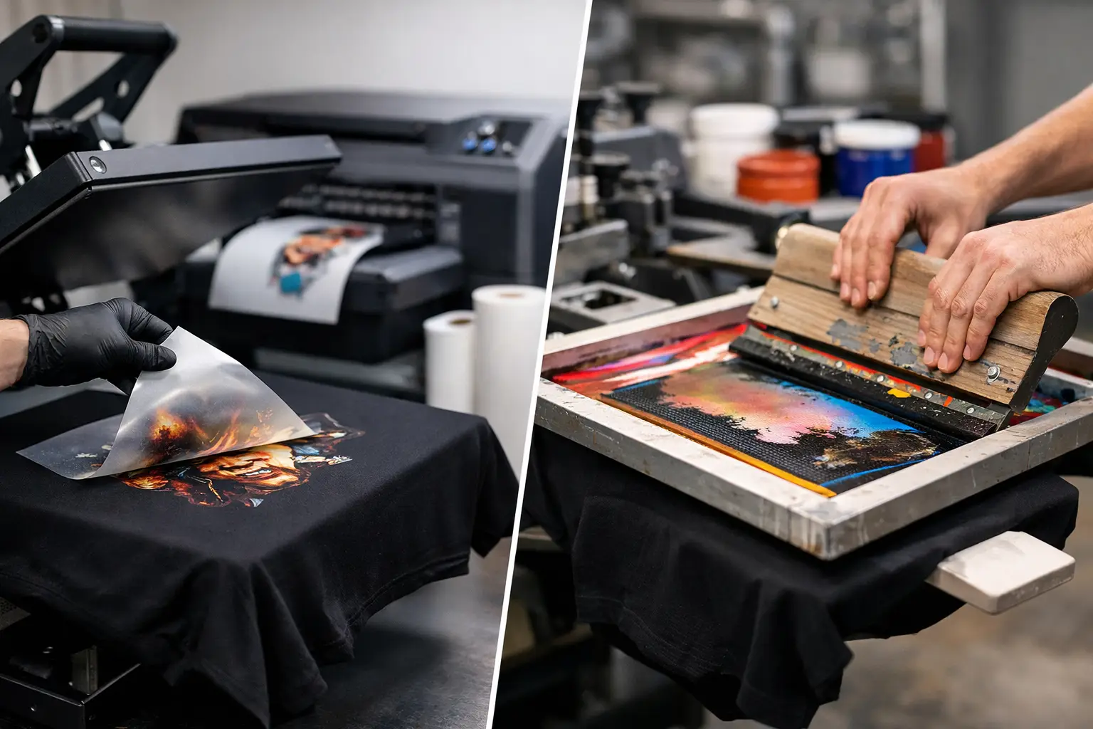 DTF or Screen Printing: Which Fits Best?