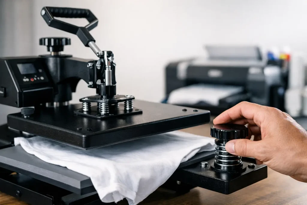Heat Press Pressure Settings Guide for DTF
