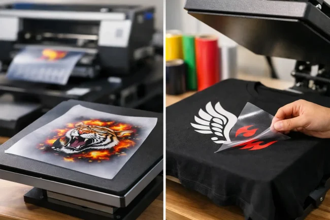 What Is DTF Printing vs Vinyl?